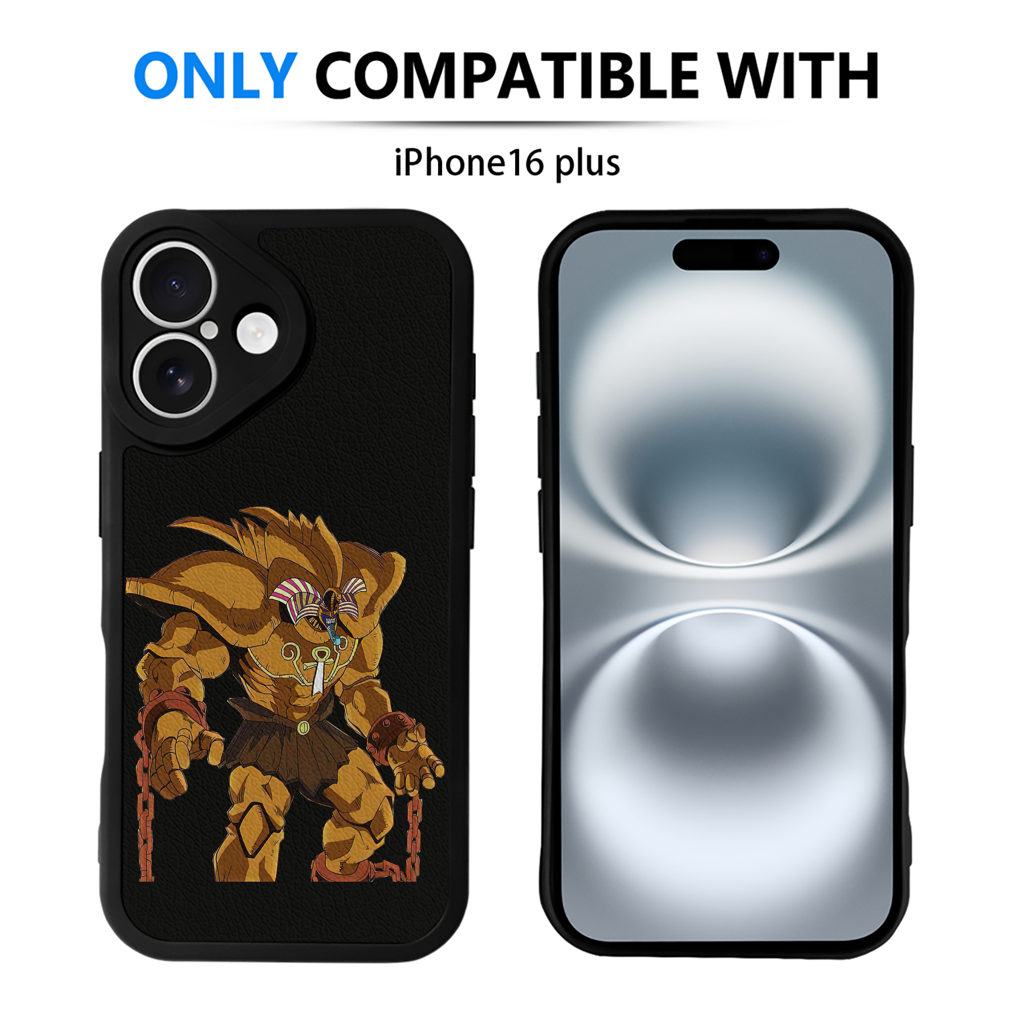遊☆戯☆王 Yu-Gi-Oh! 【iPhone 16シリーズ対応】シリコンスマホケース（レザー調） 材質：シリコン